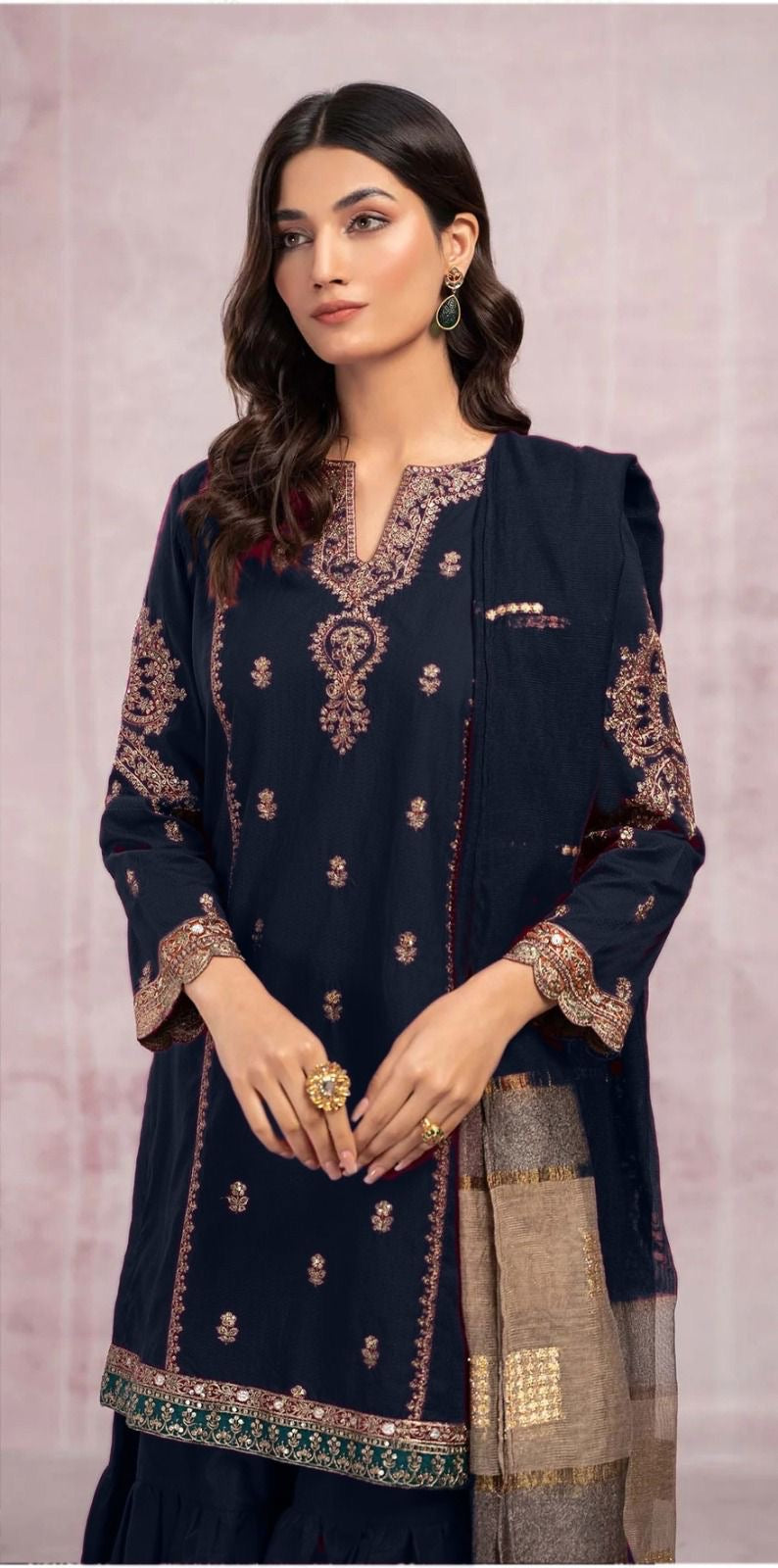 Maria B. Lawn Embroidered