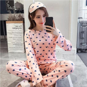 7 Designs Pink Night Jersey Suits